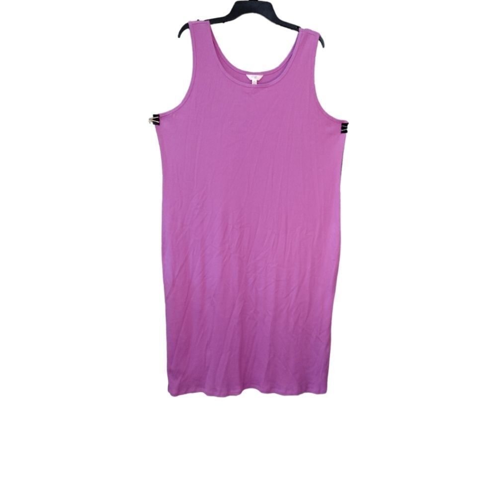 NWOT Terra & Sky Sleeveless fuchsia Dress Size 2X (20W-22W)!